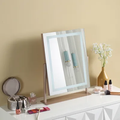 Stylish LED Vanity Mirror with Dimmable Lights for Makeup Artists