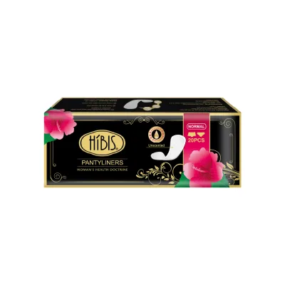Intimate 160mm Organic Cotton Pantyliner for Women Disposable Absorbent Sanitary Product in Box Package