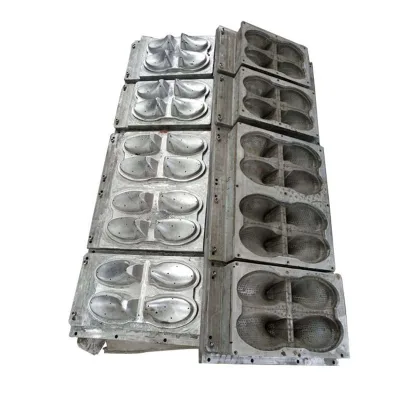 Shoe Tray & Stretcher Paper Pulp Molding Molds-CNC Process Aluminum/Copper/Plastic BKMXT01 Model HK Brand Polished Surface
