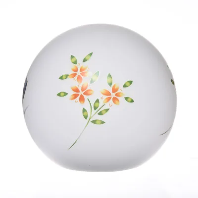 Flower Pattern Glass Lampshade for Light Fixtures Replacement Vintage Glass Shade Farmhouse Pendant Light Chandelier Wall Sconce