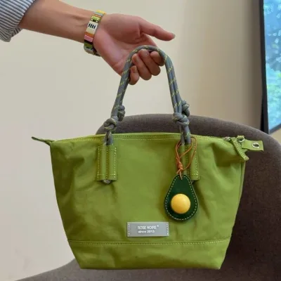 New Niche High-end Canvas Crossbody Bag Lightweight Zipper Travel Bag Polyester Lining All-match Commuter for Outdoor Casual