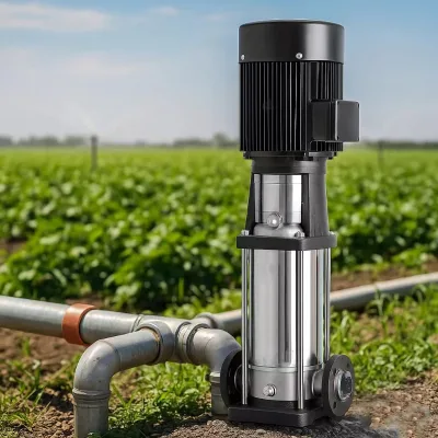 15HP Stainless Steel Vertical Multistage Water Pump 2 Inch Intake Large Flow Suction Design Stable for Automotive Industry