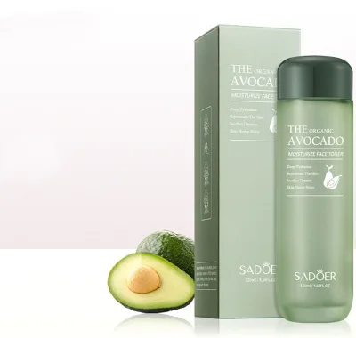 Wholesale Avocado Oil Skin Care Balance Skin Shrink Pores Moisturizing Whitening Face Toner