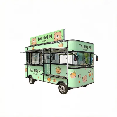 Stylish Mobile Food Cart Customizable Trailer Electric Food Cart Factory Direct Sales, Great Value (no Color Customization Fee)