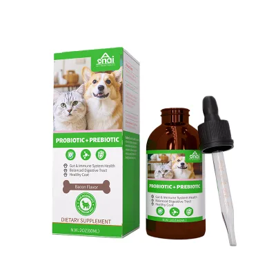 Pet Probiotics Liquid Supplements for Cats & Dogs-Immune Support Digestive Health Vitamins & Minerals Safe
