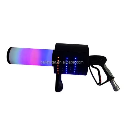 Multicolored Paper Machine Spraying Smoke CO2 Handheld