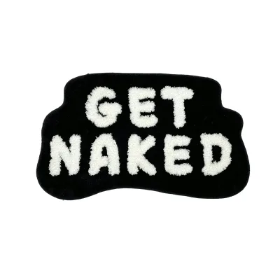 HOT Funny Jacquard Machine Washable Anti-slip Microfiber TPR Backing Bath Mat Floor House Mat Carpet