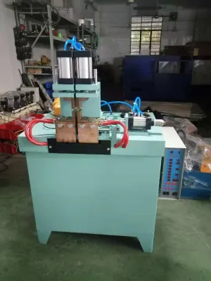 100W United StatesProducer Manufacturing Plant's New 3-8mm Carbon Wire Butt Welding Machine Yellow Blue Welding Positioner