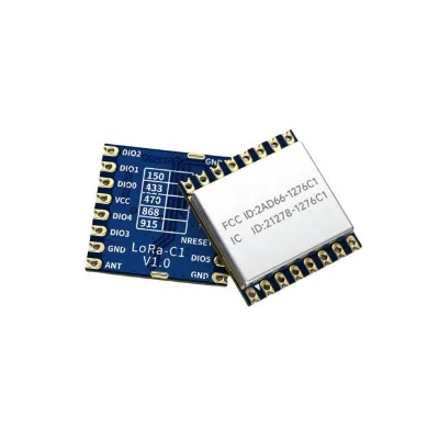 Lora1276-C1-915MHz 915MHz SX1276 100mW LoRa Wireless Transceiver Module SPI Interface