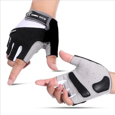 HWH-0082# Half Finger Hand Palm Protector Women Men Wrist Wrap Support Workout Power Weight Lifting Gym Fitness Gloves