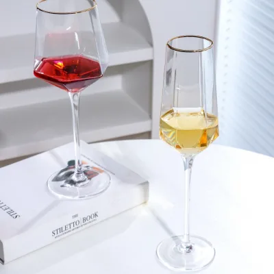 Premium Crystal Hand-Blown Large Red Wine Glasses Customized Wedding Christmas for Champagne Flutes Water Glass Red Wine Glass
