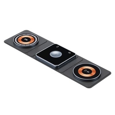 3 in 1 Foldable Magnetic Wireless Charger for Android Devices 10W Electric Power OVP Protection 5V/2A Input