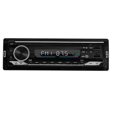 Car Receiver Stereo Blue-tooth Radio Din Usb Player Audio Aux Single Mp3 Digital Media Fm In-Dash 1-Din