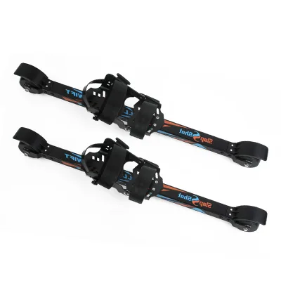 Newest Design 700MM Freestyle Adults RollerSki Aluminum Alloy Surface Fine Wheel Roller Ski
