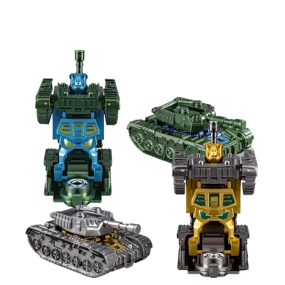 Deformation Tank Gyro Children's Plastic Fingertip Gyro for Decompression Small Toy Finger Gyro