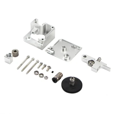 FYSETC Silver Full Metal Titan Aero Extruder 1.75mm for Prusa I3 MK2 3D Printer for Both Direct Drive and Bowden Mounting Bracke