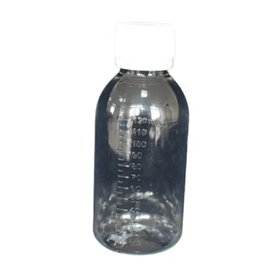 120ml Smooth Pet Plastic Syrup Bottle With Graduation Line