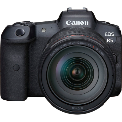 Fully Stored for Canon EOS R5 Mirrorless Video Camera with 24-105mm F/4 Lens
