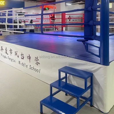 High Quality Steel & PVC Leather Boxing Ring-Octagon MMA Cage with Custom Logo for Competition