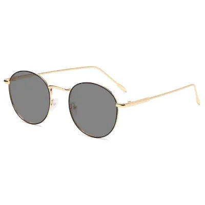 Vintage Metal Round Frame Sunglasses   for Men and Women Premium Uv Protective Sunglasses