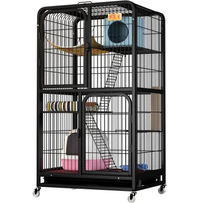 Cat Carrier Villa Three-floor Oversized Free Space Wholesale Cat Litter Cattery Luxury Cat Climbing Frame