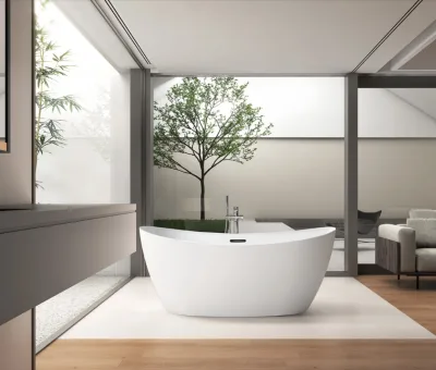 Warranty Contemporary Acrylic Bathtub Apron Installation with Faucet Included Eco-Friendly Bathroom Use