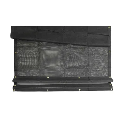 High Quality 7x18 ft Mesh Dump Truck Trap Pocket Mesh Vinyl Tarp