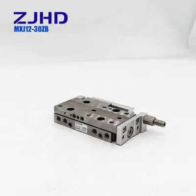 ZJHD MXJ Series Air Slide Table MXJ12-30ZB Extension End Metal Stopper With Bumper MXJ12-10/20/30/50ZA/ZB/ZG/ZC
