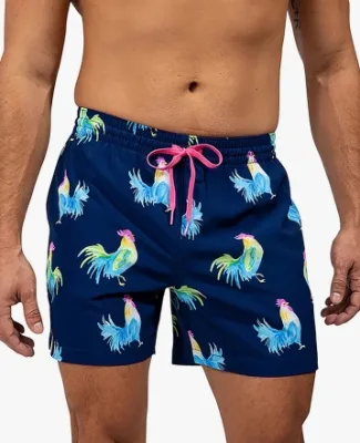 Customized Logo Mens Quick Dry Waterproof Beach Shorts Swimming Trunks Compression Liner Swim Shorts