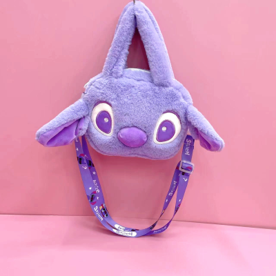 Hot Selling Kawaii Stitches Stuffed Plush Dolls Bags Cartoon 25cm Lilo and Stitches Plush Backpack Cute Stitches Shoulder Bags