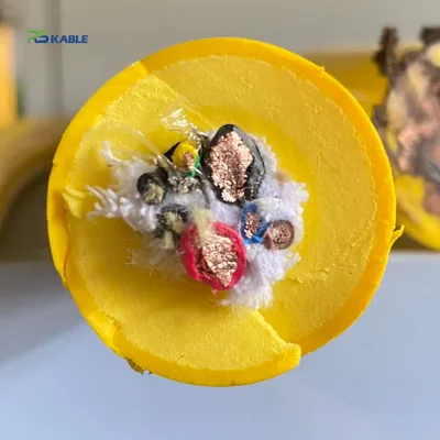 Wholesale Custom ROV 10-core Integrated Cable Special Cable for Underwater Robots Neutrally Buoyant Cable Floating Cable
