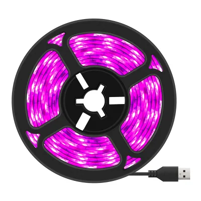 USB Plant Growing Strip Light 5V Purple Vegetable Lamp