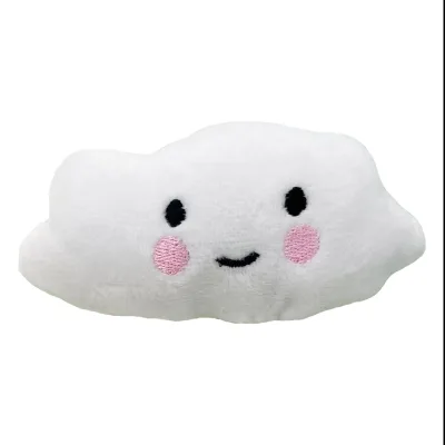 Hot Selling Cloud Plush Dog Toy Squeaky Durable Teeth Cleaning Stress Relief Interactive Cotton Filling Cute Cartoon Chew Toy
