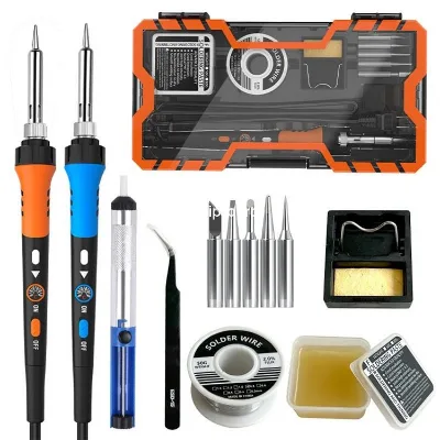 Internal heating electronic welding repair kit new electric soldering iron kit adjustable temperature with switch soldering iron