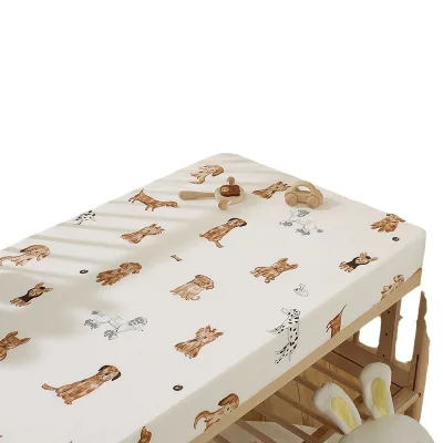 Customized Fitted Sheets Children's Cotton Mattress Cover for Newborn Baby Bed Cover Cartoon