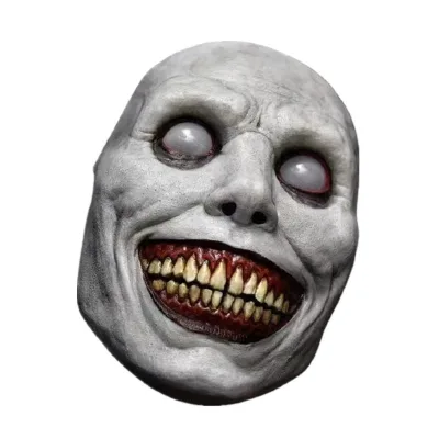 Linda Toy Spot Wholesale Cross-border Smile Exorcist Mask Halloween Horror Props COS Exorcist Mask White-Eyed Demon Mask