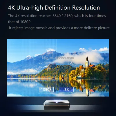 Changhong DC90A Home Theater 4K Laser Projector 3GB+64GB ROM HDR10+ MEMC Wi-Fi  for Business & Education