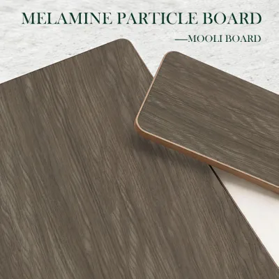 Factory Directly Sell 18mm Melamine Particle Board Cabinet Grade Chipboard 1220X2440mm Resistant to Deformation for Furniture