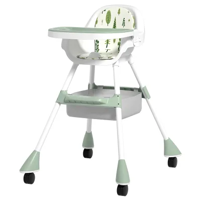 Multifunction Kids Dining Feeding Chair 3 in 1 Children High Chair Baby Feeding Chair