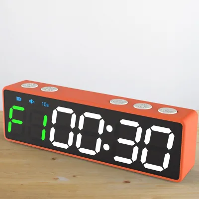 Portable LED Programmable Running Racing Mechanical Stopwatch Clock Custom Logo Mini Digital Kitchen Gym Fitness Sports Timer
