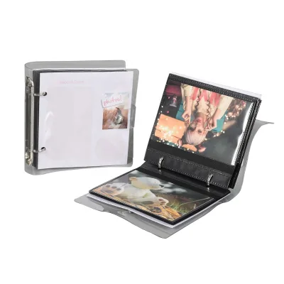 Customizable Eco-Friendly Durable PVC/Plastic Photo Albums Loose Leaf Inner Pages Multiple Sizes (2x3-4x6) UV Printed Wedding