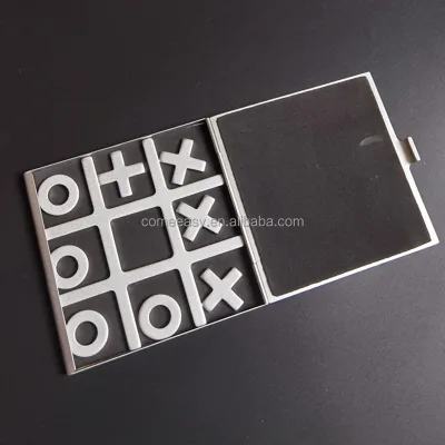 Children love Educational Aluminum Folding Noughts and Crosses Board Game