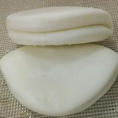 Traditional Popular Flour Food Steamed Gua Bao Lotus Leaf Buns