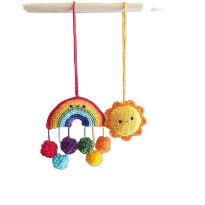Rainbow Sunshine Wooden Baby Play Activity Gym Toys