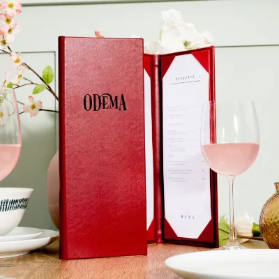 Wholesale Centre Opening Folder Cafe Menu Board 3 Page Books Menu Faux Leather Porte Menu De Restaurant