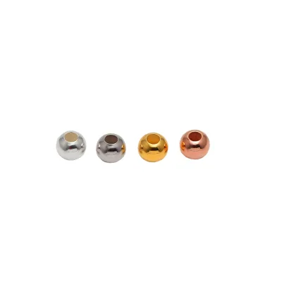 Beadsnice 925 Sterling Silver Unique Beads Spacer Beads for Fashion Jewelry Making Many Size and Color to Choose