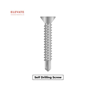 Taiwan Countersunk flat head screw Self drilling screw for fastening metal stud framing