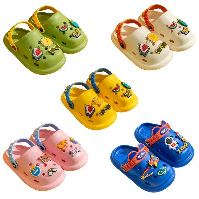 Colorful Cute Cartoon Kids Garden Clogs Children's Summer Non-slip slippers