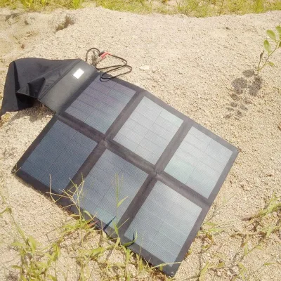 50W Flexible Photovoltaic Solar Charger Bag