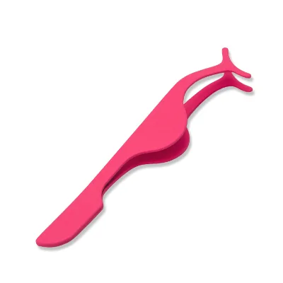 Eyelash Applicator , Private Label False Eyelashes Tweezer Black Eyelash Applicator with Custom Packaging